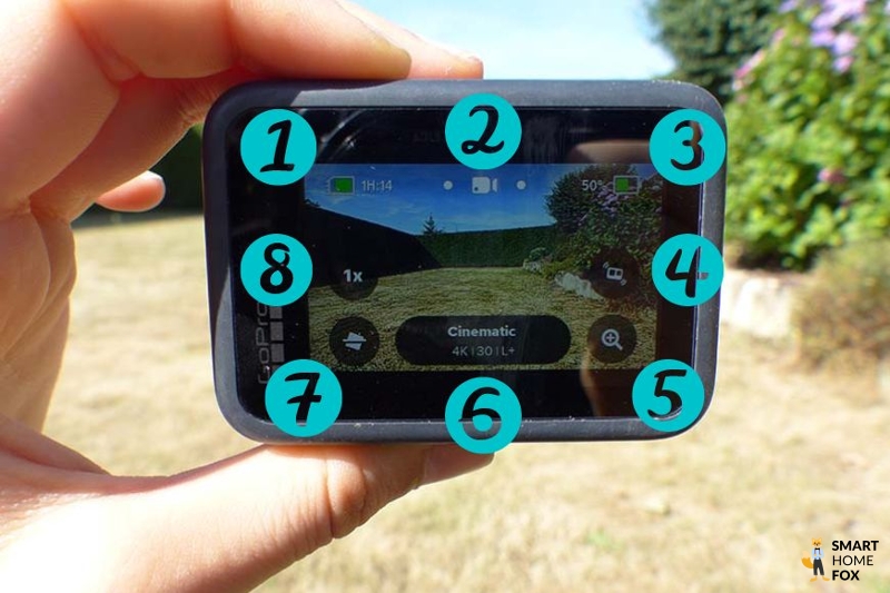 gopro hero 9 black ecran tactile